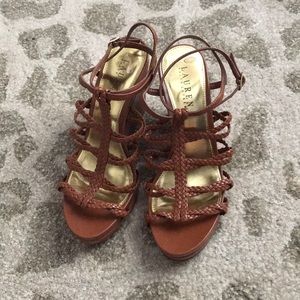 Lauren by Ralph Lauren Paisley Wedges